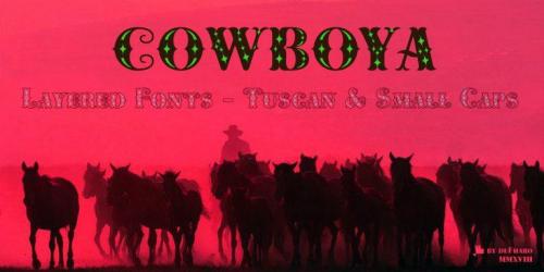 Cowboya Tuscan Font 3