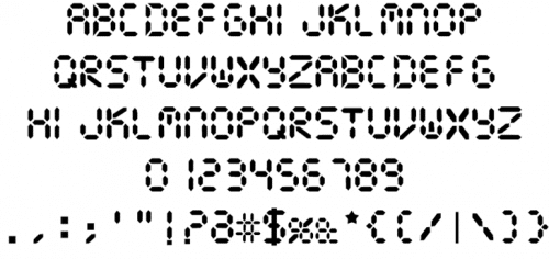 Cursed Timer ULiL Font 3