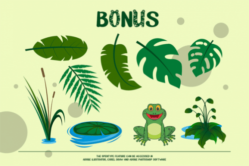 Cute Frog Font 2