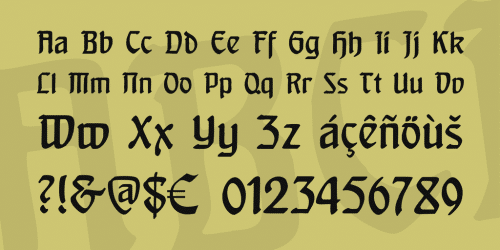 DS Behrensschrift Font 4