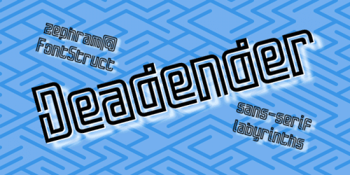 Deadender Font 1