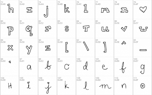 Djb 2 Cute 4 U Font 4