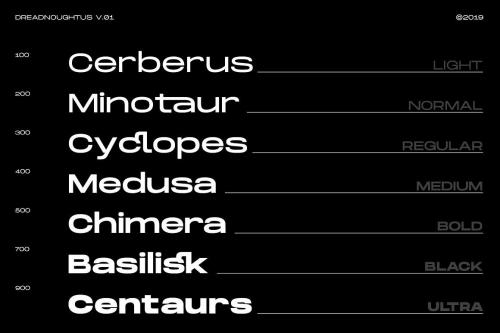 Dreadnoughtus Extended Font 2
