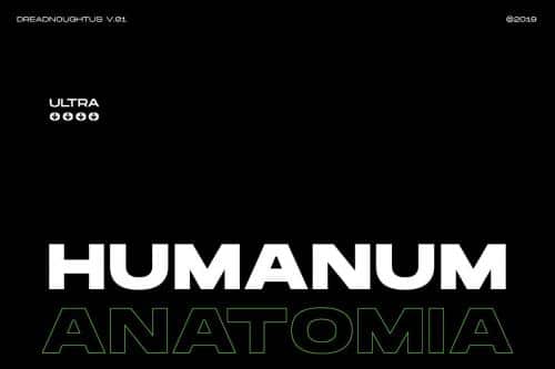 Dreadnoughtus Extended Font 9