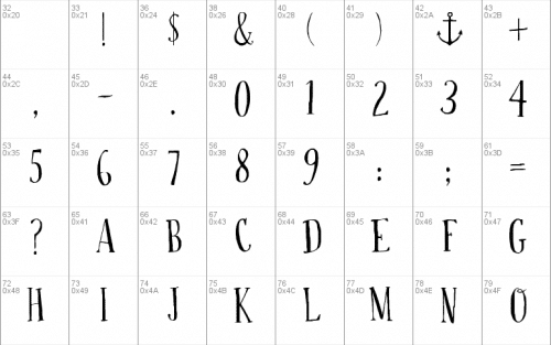 Drop Your Anchor Font 1