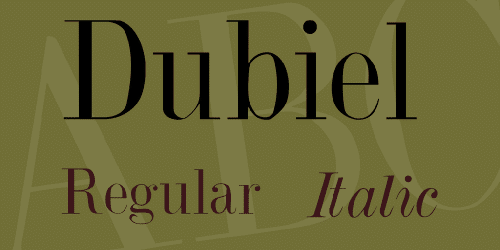 Dubiel Font