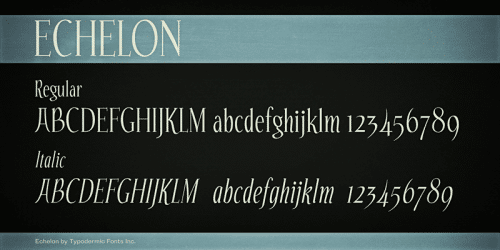 Echelon Font