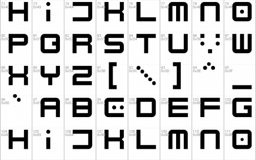 Electrobyte Font 3