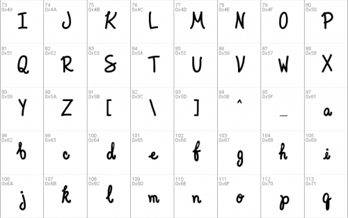 Elegant Ink Font 3
