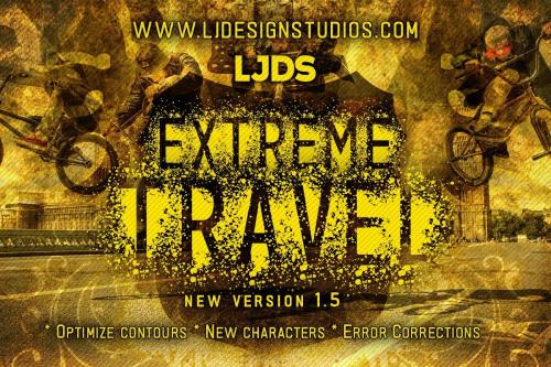 Extreme Travel Font 1