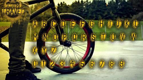 Extreme Travel Font 6