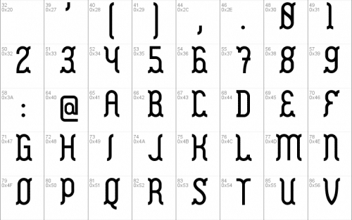 Fabrik Fancy Font 2