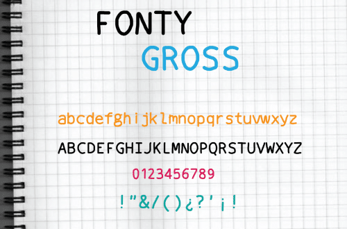 Fonty Gross Font 1