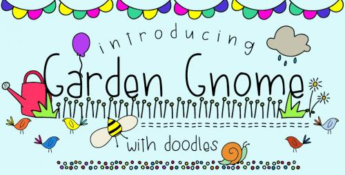 Gj-Garden Gnome Doodles Font 1