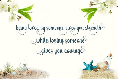 Glitter Modern Calligraphy Font 4