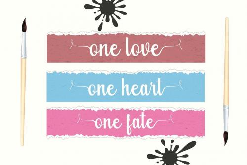 Glitter Modern Calligraphy Font 8