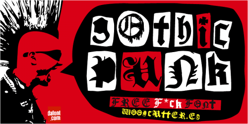 Gothic Punk Font 1