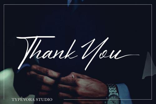 Hachirou Signature Font 8