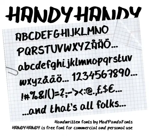 Handy Handy Font