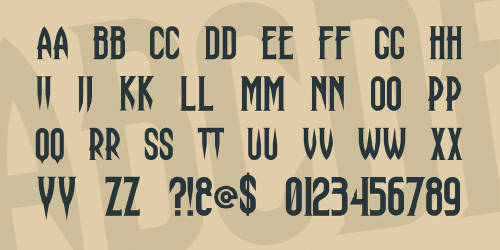 Haunting Attraction Font 2