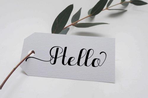 Hello Kayla Font 3
