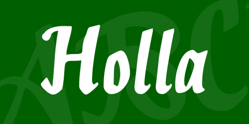 Holla Font 1