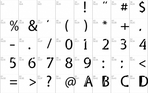 Horor Paint Font 2