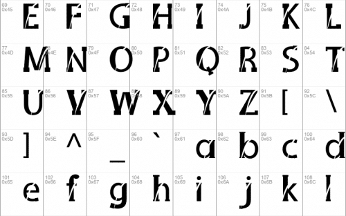 Horor Paint Font 3