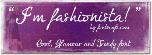 I'm fashionista! Font 1