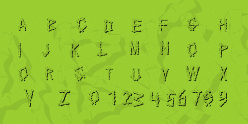 KR Bamboo Font 2