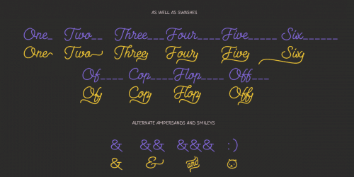 Kitten Monoline Font 8