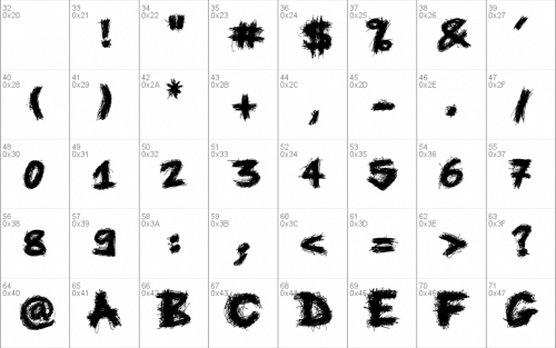 Knife Fight Font 2