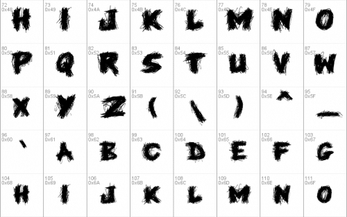 Knife Fight Font 3