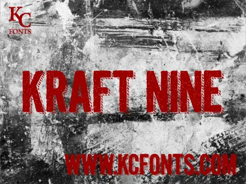 Kraft Nine Font