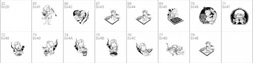 LCR Cutesy Cupid Font 2