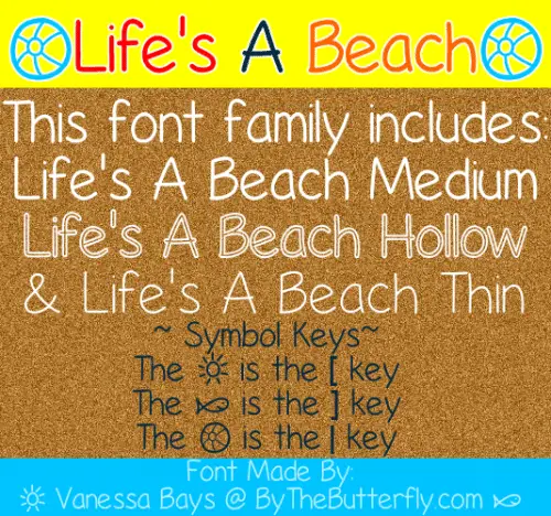 Life's A Beach Fon 3
