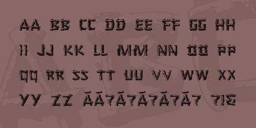 Logger Font 1