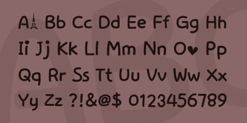 Love in Paris Font 5