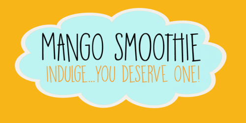 Mango Smoothie Font 1