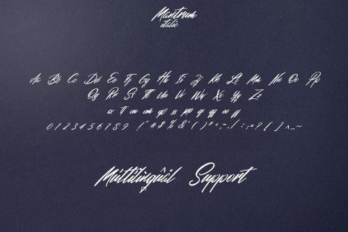 Mantrum Urban Script Font 9