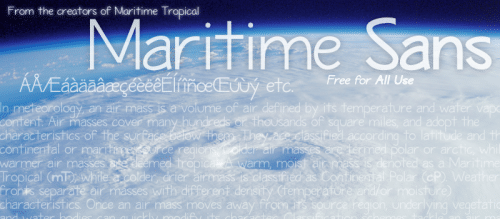 Maritime Sans Font 1