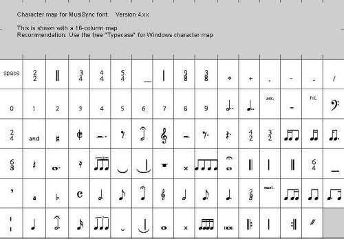 Musisync-Font