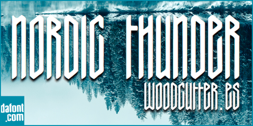 Nordic Thunder Font 1