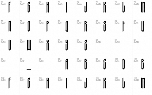 Nordic Thunder Font 3