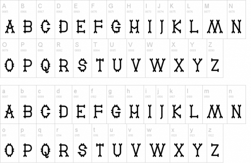 Old Burlesque St Font 2
