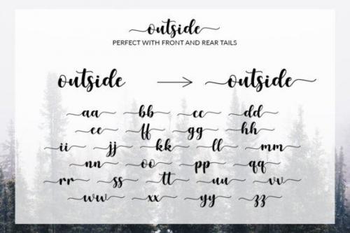 Outside Handlettering Font 2