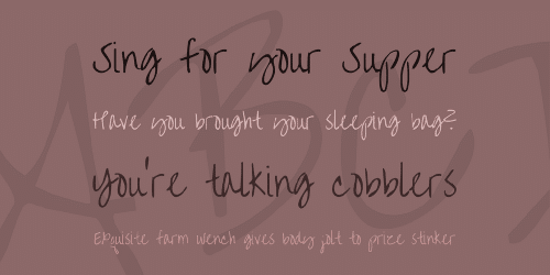 Over The Rainbow Font 1