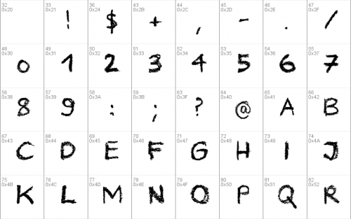 Pastel Crayon Font 2