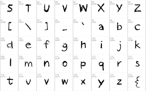 Pastel Crayon Font 3