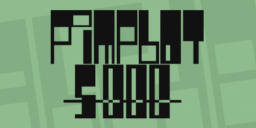 Pimpbot 5000 Font 1